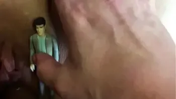 He stuffed a little mermaid up my cunt and fisted me with big Barbie doll causing me to squirt then he shoved his cock in my ass and pumped it until he came over mine and Barbie's faces.