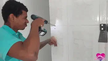 Ridding his BBC with my asshole creampie