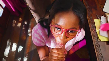 Ebony babe Destiny Marshall gets fucked by bbc in pov