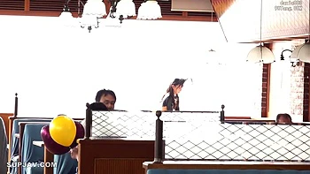 Japanese Babe wearing revealing bunny suit having sex