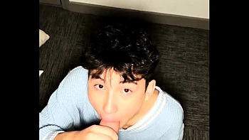 Fooling around and getting blown by a small young twink –