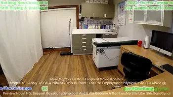 Maverick Williams SHOCKED! Made To Pee & Cum In Cup During Humiliating Pre Employment Physical At Doctor Nova Maverick & Nurse Stacy Shepards Gloved Hands @GuysGoneGyno.com