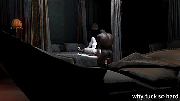 3D Super Hot Asian Mature MILF Bride Wearing Hot Wedding Dress