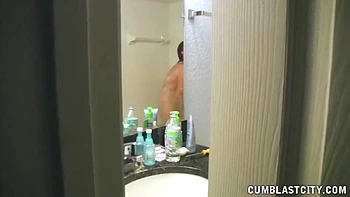 Big Cumshot In The Bathroom