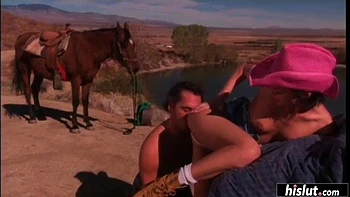 Jezebelle Bond gets pounded on a ranch: Missonary, Licking  Hardcore Porn