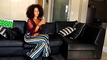 Big Ass Ebony MILF Pussy Railed Hard POV