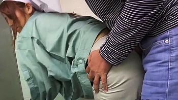 A Daring Japanese Housekeeper At The Theater Room