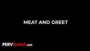 PervNana - Inexperienced Boy Hardcore Fucks His StepNana's Mature Pussy While She Licks Curvy Teen Babe