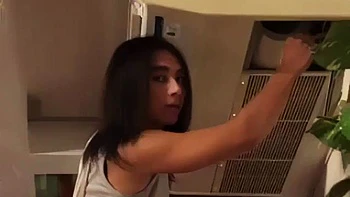 Legendary Air Conditioning Technician: Blowjob, Licking  Eporner Porn