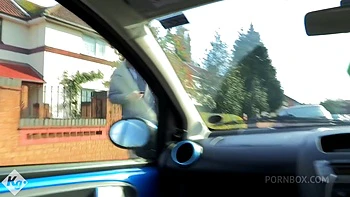 The Blonde Hot Wife Picks Up Her Toy Boy For Fun