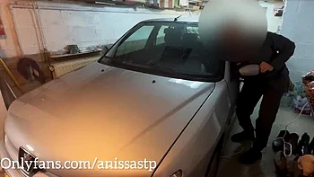 Anissa Hale Hot Blonde Cheats On Husband With Mechanic Part 1 - Amateur Wife Big Tits Car Sex