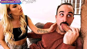 Stunning blonde enjoys analtrain