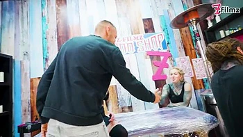 Big Dick Tattooed Couple Foursome - Anuskatzz & Merry4fun Anal & Double Blowjob