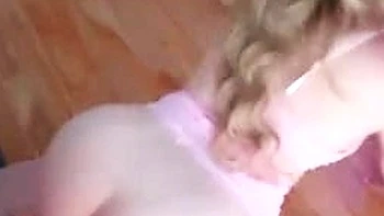 Kylieett Pink Dildo Play In Sexy Lingerie