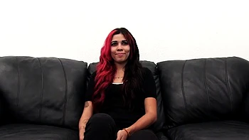 A1NYC sexy big boob redhead sucks and fucks a big cock