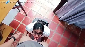 Amateur Colombian Teen ANAL SEX AFTER SCHOOL - Rough Doggy Style & Close-Up Creampie