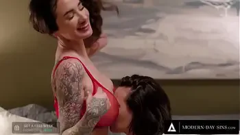 MODERN-DAY SINS - PAWG Lesbian Couple IS CRAVING EX-BOYFRIEND'S DICK! THEY HAD AN FFM 3-WAY!