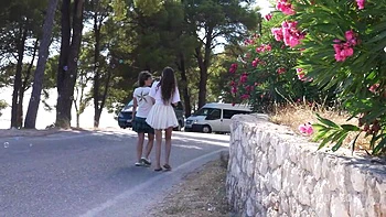 Wetting Ck Panties On The Hike