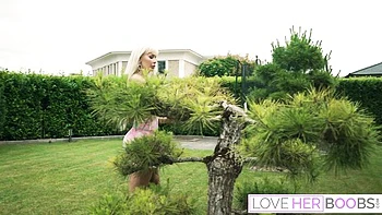 Blondie bombshell sex with sublime Dean Van Damme and Blondie Bombshell from Love Her Boobs