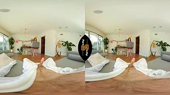 EasterBunny: Blowjob, Cowgirl  Brunette VR Porn