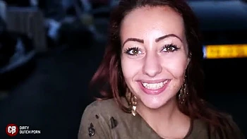 Dutch Teen Gets Facial Bukkake Outdoors - Big Cock Deep Throat
