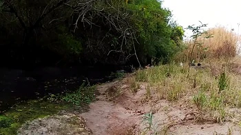 Waterfall Sex with Stranger - Outdoor Blowjob & Eating Pussy in Jungle 4K