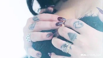 In Love With Tattooed Babe Draven Star: Blowjob, Doggy  Cowgirl Porn