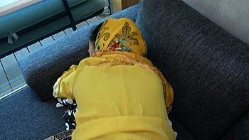 Big Ass Muslim Stepmom Diana Zilli Fucked Hard in Hijab - Homemade POV Sex