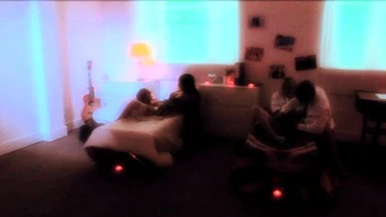 Lustful College Babes Invite Two Studs to a Steamy Orgy