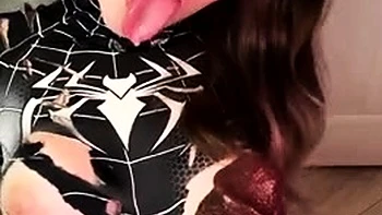 Salimur Big Dildo Blowjob In Costume
