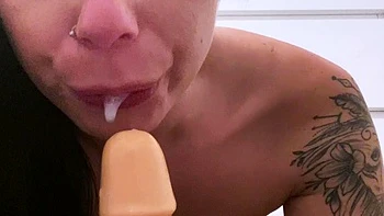 Sexy teen ebony solo toy masturbation