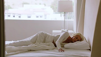 Skinny blonde Emma Hix takes two big black cocks