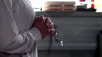 Asian girl screwed hardcore and gave blowjob