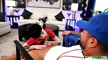 Aesthetic sex in the doggy style with a slutty brunette Raee Ripley