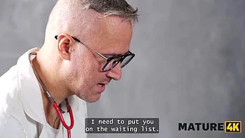 MATURE4K. Sex emergency and hot nurses blowjob saved a sick guy ft. Ashley Grey  Adam Veller: Porn