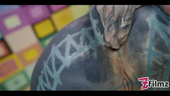 Tattoo couple HARD POV SEX - ANAL fuck, gapes, sloppy BJ, anal creampie, female orgasm