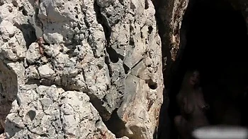 Hardcore Public Beach Sex in Turkey - Blonde Teen Doggystyle with Big Natural Tits & Big Cock POV