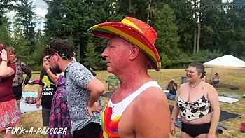 Lesbian Outdoor Orgy on Stage - Fuck-A-Palooza Festival Squirting Show