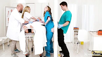 Easy-on-the-eyes Eden Ivy and Athena Fleurs's side fuck scene