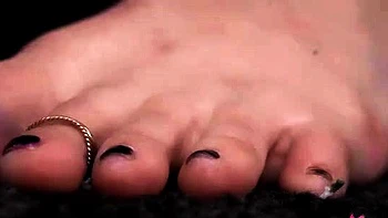 Milf blonde high heels foot fetish