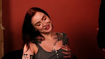 Bigtitted voyeur babe whatching jerk off