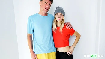 Dude with a truly long cock impaled a hot girlfriend Erica Candfield