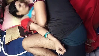 Sexy Beautiful Bhabhi In Red Saree Was Romantically Fucked By Her Husband