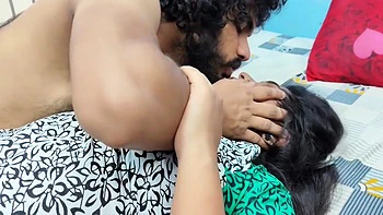 Mallu Couple Hot Nighty Romance With Sex In Bedroom, Malayali Couple Hot Sex In Bedroom