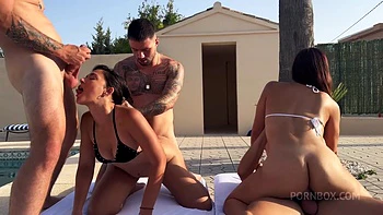 Pool Party Gets Out Of Control And Ends In A Wild Orgy