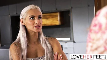 Veronica and Leanne's loveherfeet scene