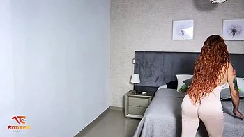 Busty Colombian StepMom Andrea Castro Takes Virgin StepSon's Cock - Rough Hardcore Sex & Big Tits Riding