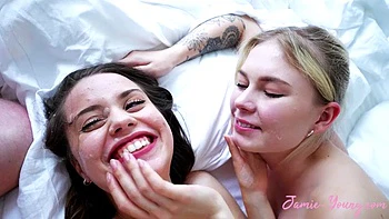 JY 3Some: Blowjob, Doggy  Licking Porn