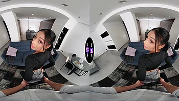 A couple has sex in different poses with their clothed teen Breiny Zoe