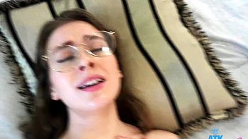 ATK Girlfriends-Fiona Sprouts Blue Dress POV